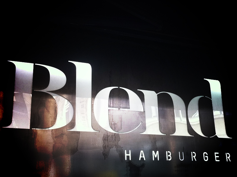 Blend, restaurant à hamburgers, Paris