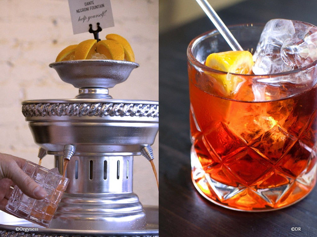 Une fontaine à Negroni à Little Italy