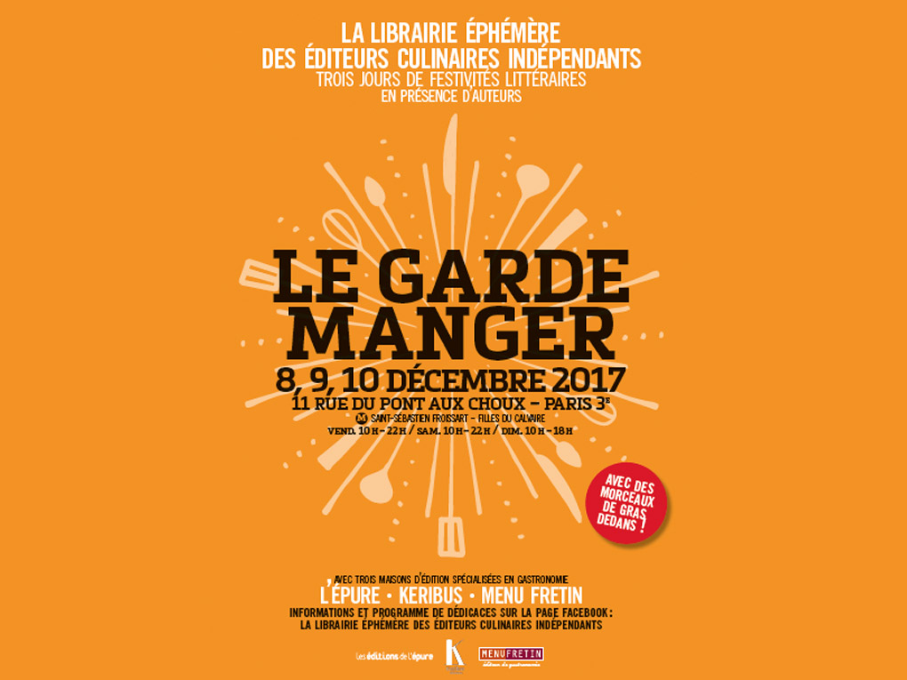 Le Garde-Manger, la librairie éphémère des éditeurs culinaires indépendants