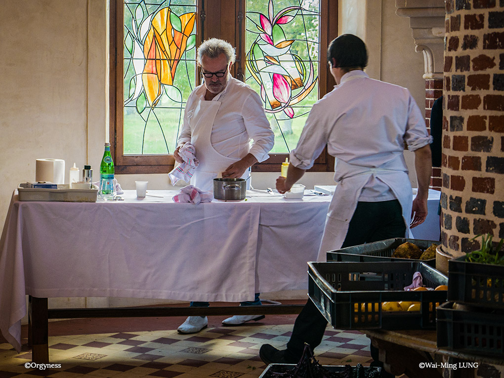 Chez Alain Passard au Domaine du Bois Giroult