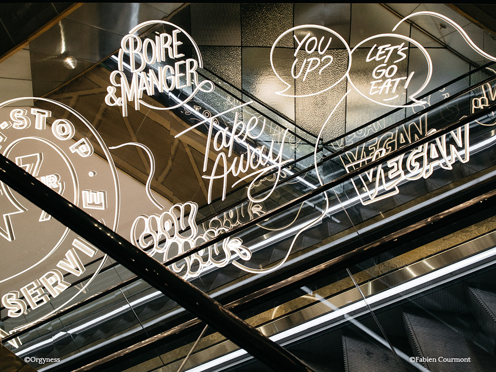 Le Food Court des Galeries Lafayette Champs Elysées