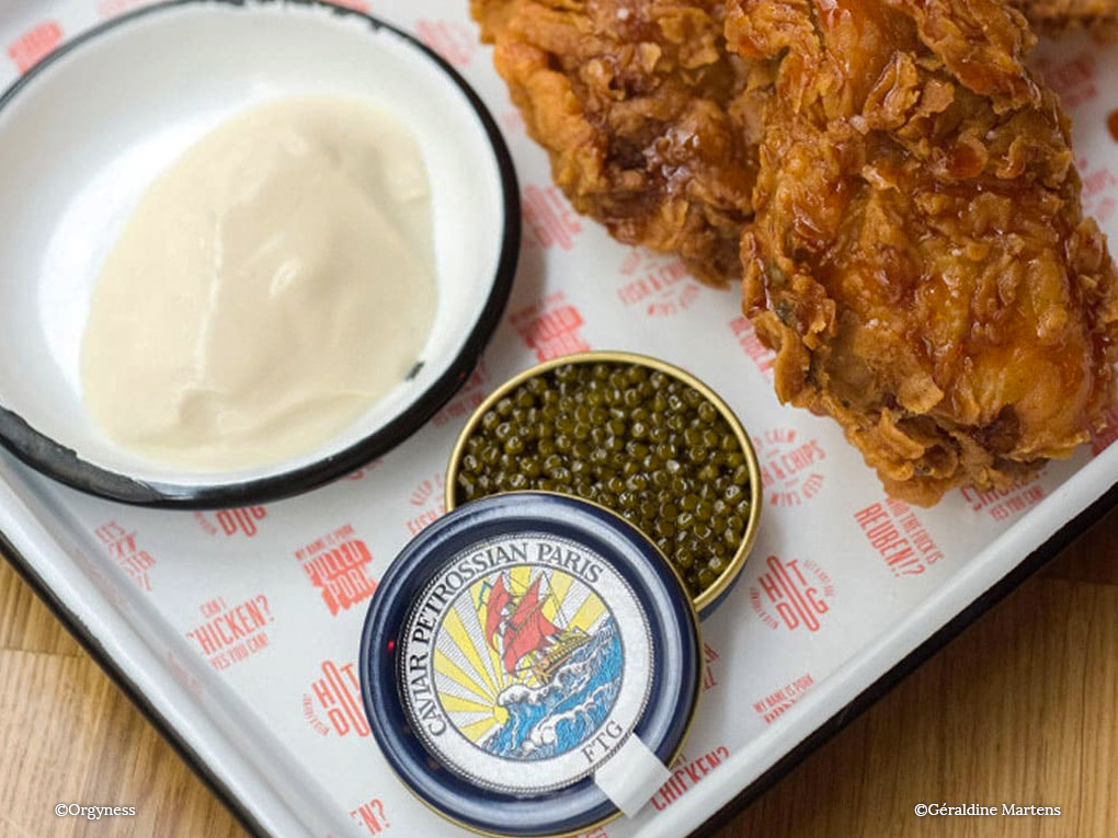 Le Fried Chicken Caviar par Petrossian x FTG